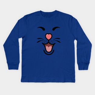 Funny Cat Kids Long Sleeve T-Shirt